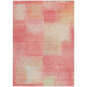 Homeroots 3' Artichoke Green Abstract Washable Indoor Outdoor Area Rug – Durable, Stylish, Stain Resistant Design 10' X 14' Polyester 584259