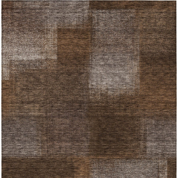 Homeroots 3' Artichoke Green Abstract Washable Indoor Outdoor Area Rug – Durable, Stylish, Stain Resistant Design 3' X 5' Polyester 584266