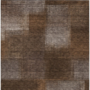 Homeroots 3' Artichoke Green Abstract Washable Indoor Outdoor Area Rug – Durable, Stylish, Stain Resistant Design 5' X 8' Polyester 584267