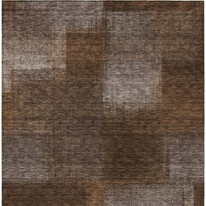 Homeroots 3' Artichoke Green Abstract Washable Indoor Outdoor Area Rug – Durable, Stylish, Stain Resistant Design 8' X 10' Polyester 584269