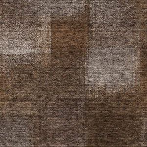 Homeroots 3' Artichoke Green Abstract Washable Indoor Outdoor Area Rug – Durable, Stylish, Stain Resistant Design 9' X 12' Polyester 584270