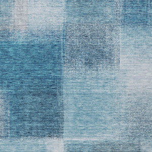 Homeroots 3' Artichoke Green Abstract Washable Indoor Outdoor Area Rug – Durable, Stylish, Stain Resistant Design 3' X 5' Polyester 584272