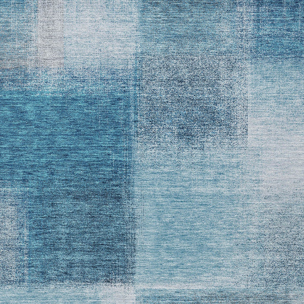 Homeroots 3' Artichoke Green Abstract Washable Indoor Outdoor Area Rug – Durable, Stylish, Stain Resistant Design 5' X 8' Polyester 584273