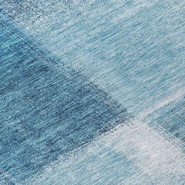 Homeroots 3' Artichoke Green Abstract Washable Indoor Outdoor Area Rug – Durable, Stylish, Stain Resistant Design 8' Round Polyester 584274