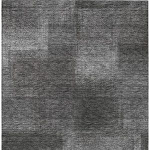 Homeroots 3' Artichoke Green Abstract Washable Indoor Outdoor Area Rug – Durable, Stylish, Stain Resistant Design 3' X 5' Polyester 584278