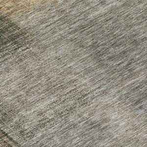 Homeroots 3' Artichoke Green Abstract Washable Indoor Outdoor Area Rug – Durable, Stylish, Stain Resistant Design 8' Round Polyester 584310