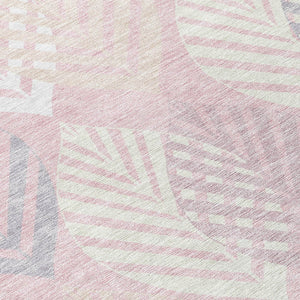 Homeroots 3' Artichoke Green Floral Area Rug - Washable, Durable, Ideal For Indoor & Outdoor Spaces 10' X 14' Polyester 584433