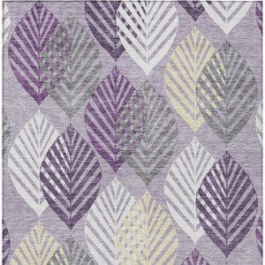 Homeroots 3' Artichoke Green Floral Area Rug - Washable, Durable, Ideal For Indoor & Outdoor Spaces 10' X 14' Polyester 584439