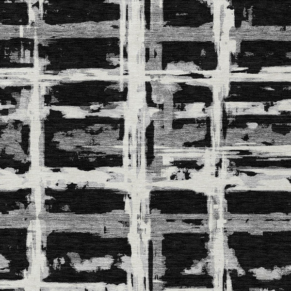 Homeroots 3' Stylish Beige Brown Taupe Striped Washable Area Rug For Indoor And Outdoor Comfort And Charm 3' X 5' Polyester 584470