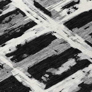 Homeroots 3' Stylish Beige Brown Taupe Striped Washable Area Rug For Indoor And Outdoor Comfort And Charm 8' Round Polyester 584472