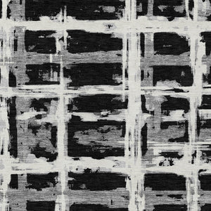 Homeroots 3' Stylish Beige Brown Taupe Striped Washable Area Rug For Indoor And Outdoor Comfort And Charm 9' X 12' Polyester 584474