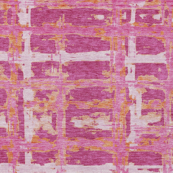 Homeroots 3' Stylish Beige Brown Taupe Striped Washable Area Rug For Indoor And Outdoor Comfort And Charm 3' X 5' Polyester 584476