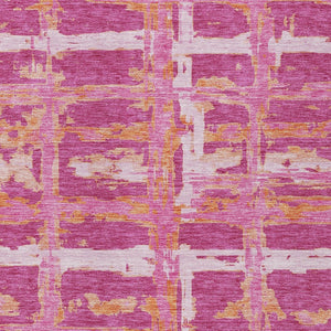 Homeroots 3' Stylish Beige Brown Taupe Striped Washable Area Rug For Indoor And Outdoor Comfort And Charm 9' X 12' Polyester 584480