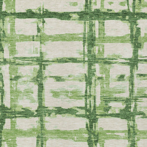 Homeroots 3' Stylish Beige Brown Taupe Striped Washable Area Rug For Indoor And Outdoor Comfort And Charm 8' X 10' Polyester 584485