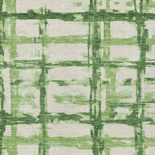 Homeroots 3' Stylish Beige Brown Taupe Striped Washable Area Rug For Indoor And Outdoor Comfort And Charm 8' X 10' Polyester 584485