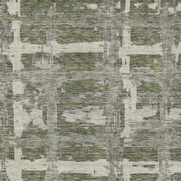 Homeroots 3' Stylish Beige Brown Taupe Striped Washable Area Rug For Indoor And Outdoor Comfort And Charm 3' X 5' Polyester 584500