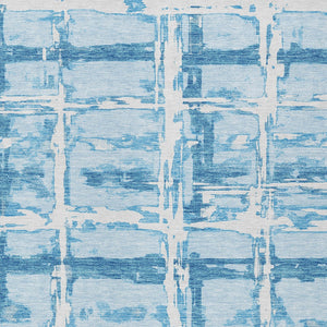 Homeroots 3' Stylish Beige Brown Taupe Striped Washable Area Rug For Indoor And Outdoor Comfort And Charm 8' X 10' Polyester 584515