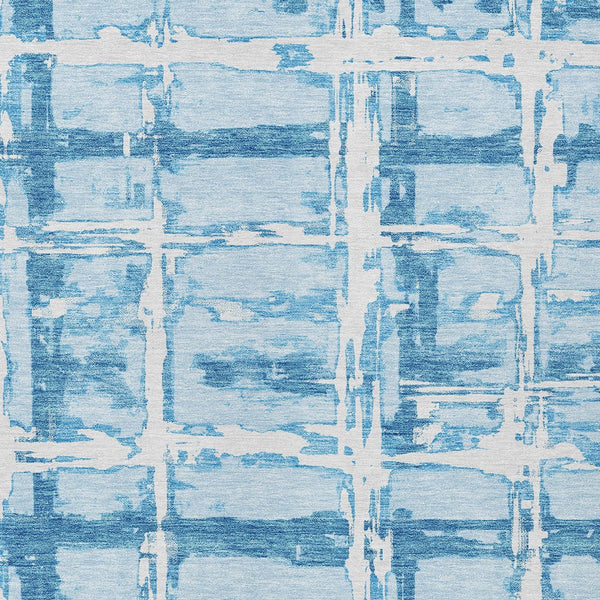 Homeroots 3' Stylish Beige Brown Taupe Striped Washable Area Rug For Indoor And Outdoor Comfort And Charm 9' X 12' Polyester 584516