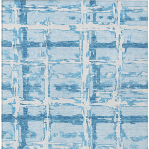 Homeroots 3' Stylish Beige Brown Taupe Striped Washable Area Rug For Indoor And Outdoor Comfort And Charm 10' X 14' Polyester 584517