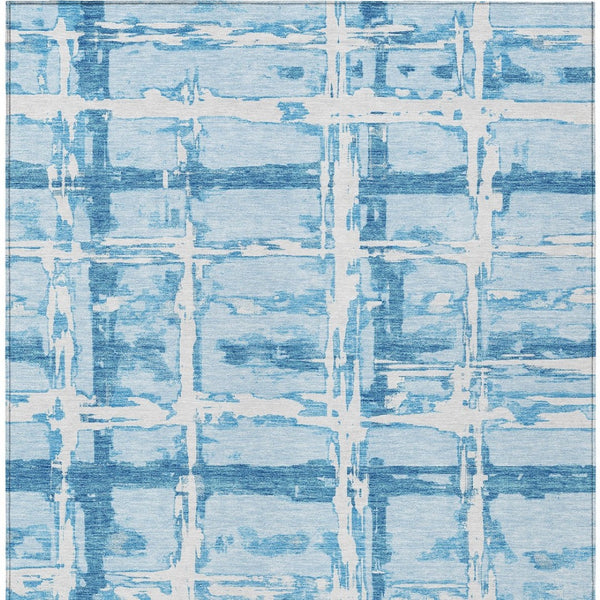 Homeroots 3' Stylish Beige Brown Taupe Striped Washable Area Rug For Indoor And Outdoor Comfort And Charm 10' X 14' Polyester 584517