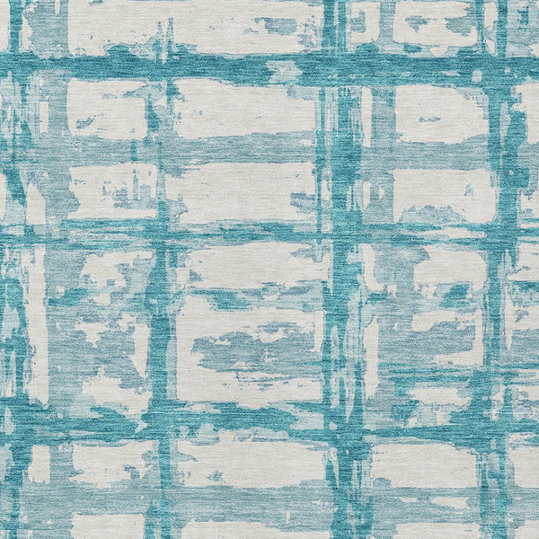 Homeroots 3' Stylish Beige Brown Taupe Striped Washable Area Rug For Indoor And Outdoor Comfort And Charm 3' X 5' Polyester 584524