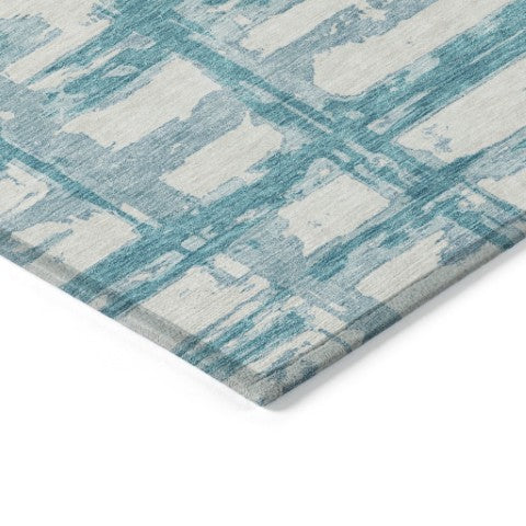 Homeroots 3' Stylish Beige Brown Taupe Striped Washable Area Rug For Indoor And Outdoor Comfort And Charm 10' X 14' Polyester 584529