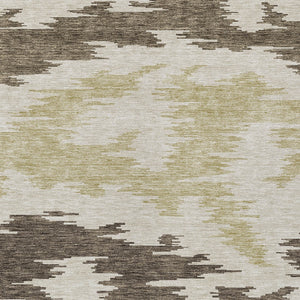 Homeroots 3'' Black Gray Silver Abstract Washable Area Rug For Indoor Outdoor Spaces, Stain Resistant Design 10' X 14' Polyester 584547