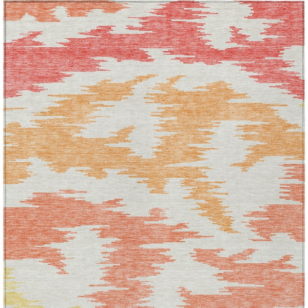 Homeroots 3'' Black Gray Silver Abstract Washable Area Rug For Indoor Outdoor Spaces, Stain Resistant Design 3' X 5' Polyester 584548