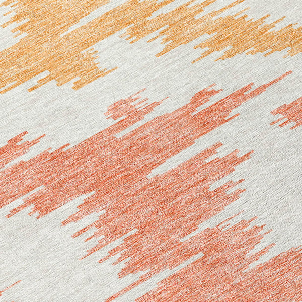 Homeroots 3'' Black Gray Silver Abstract Washable Area Rug For Indoor Outdoor Spaces, Stain Resistant Design 3' X 5' Polyester 584548