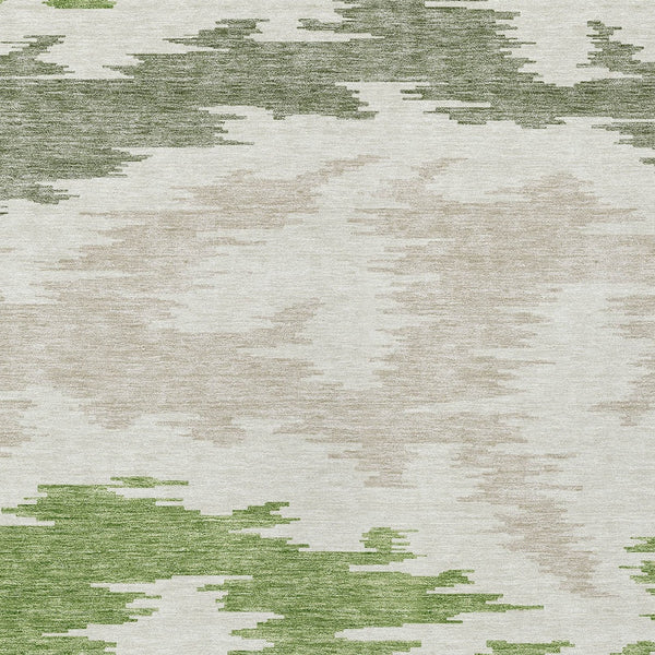 Homeroots 3'' Black Gray Silver Abstract Washable Area Rug For Indoor Outdoor Spaces, Stain Resistant Design 3' X 5' Polyester 584554