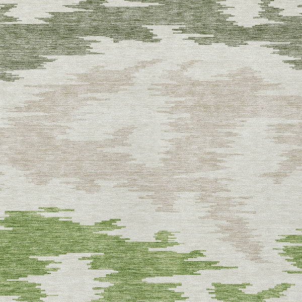 Homeroots 3'' Black Gray Silver Abstract Washable Area Rug For Indoor Outdoor Spaces, Stain Resistant Design 9' X 12' Polyester 584558