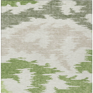 Homeroots 3'' Black Gray Silver Abstract Washable Area Rug For Indoor Outdoor Spaces, Stain Resistant Design 10' X 14' Polyester 584559