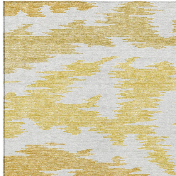 Homeroots 3'' Black Gray Silver Abstract Washable Area Rug For Indoor Outdoor Spaces, Stain Resistant Design 3' X 5' Polyester 584560