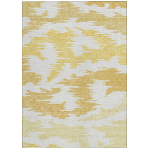 Homeroots 3'' Black Gray Silver Abstract Washable Area Rug For Indoor Outdoor Spaces, Stain Resistant Design 5' X 8' Polyester 584561