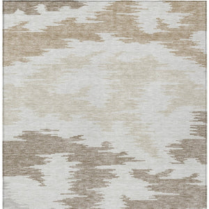 Homeroots 3'' Black Gray Silver Abstract Washable Area Rug For Indoor Outdoor Spaces, Stain Resistant Design 10' X 14' Polyester 584571