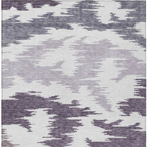 Homeroots 3'' Black Gray Silver Abstract Washable Area Rug For Indoor Outdoor Spaces, Stain Resistant Design 3' X 5' Polyester 584584