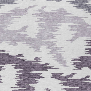 Homeroots 3'' Black Gray Silver Abstract Washable Area Rug For Indoor Outdoor Spaces, Stain Resistant Design 10' X 14' Polyester 584589