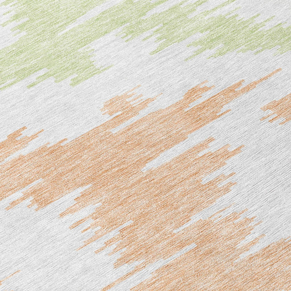 Homeroots 3'' Black Gray Silver Abstract Washable Area Rug For Indoor Outdoor Spaces, Stain Resistant Design 9' X 12' Polyester 584600