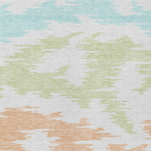 Homeroots 3'' Black Gray Silver Abstract Washable Area Rug For Indoor Outdoor Spaces, Stain Resistant Design 10' X 14' Polyester 584601