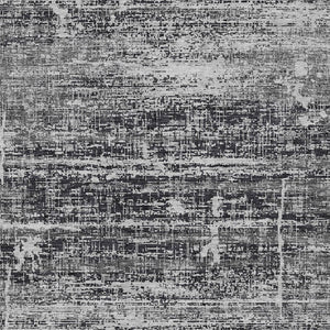 HomeRoots 5' Abstract Washable Area Rug in Black, Gray & Charcoal - Stylish Indoor/Outdoor Decor Solution 10' X 14' 584619
