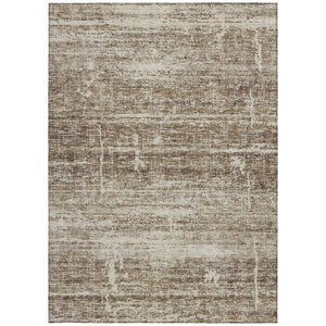 HomeRoots 9' Abstract Washable Indoor Outdoor Area Rug in Brown, Beige & Taupe - Durable & Stylish Décor Solution 9' X 12' 584624