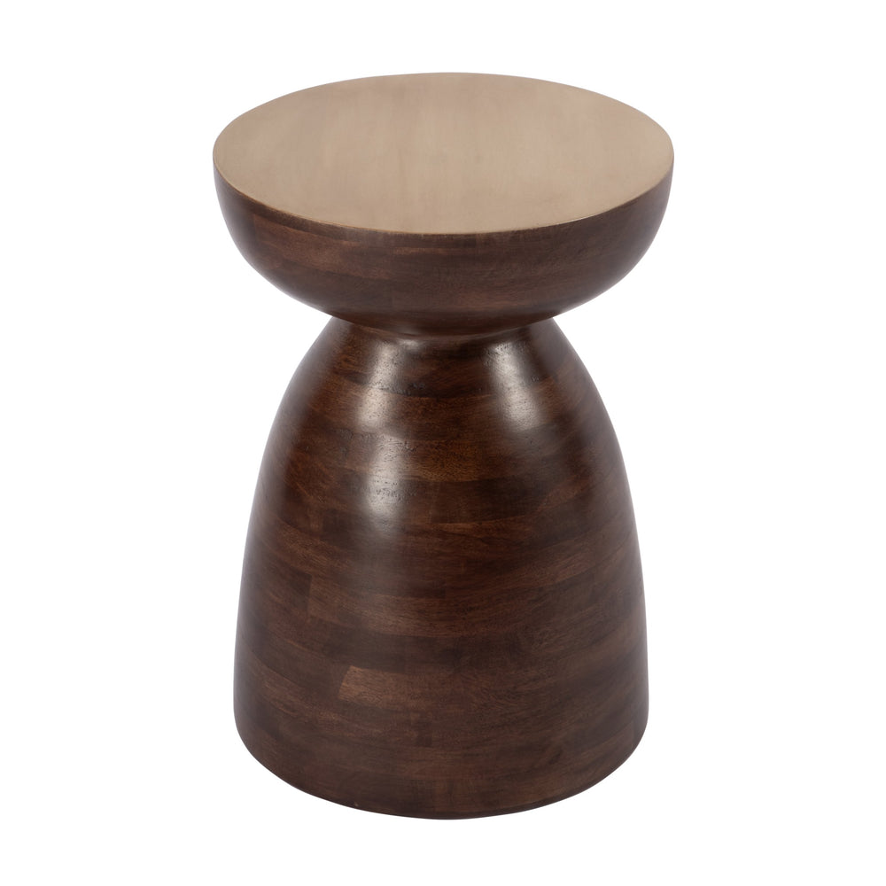 Butler Specialty Hayes Solid Wood Round Side Table - Modern Scandinavian Design For Your Contemporary Living Space Brown Mango Solids 5846354-butler
