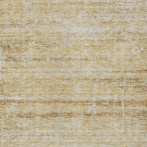 HomeRoots 5' Abstract Washable Area Rug in Gold Beige and Wheat - Durable, Stylish, Perfect for Indoor & Outdoor 10' X 14' 584637
