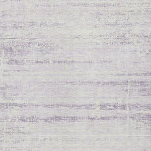 HomeRoots 5' Indoor Outdoor Lavender Purple and Ivory Abstract Area Rug – Modern, Washable, Durable Design 8' X 10' 584647