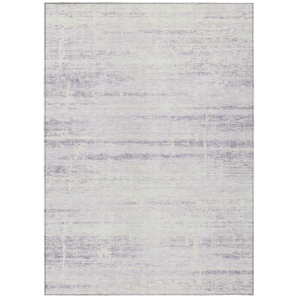 HomeRoots 9' Abstract Lavender Purple and Ivory Area Rug – Stylish, Durable, Washable for Indoor & Outdoor Use 9' X 12' 584648
