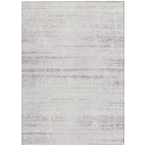 HomeRoots 9' Abstract Lavender Purple and Ivory Area Rug – Stylish, Durable, Washable for Indoor & Outdoor Use 9' X 12' 584648