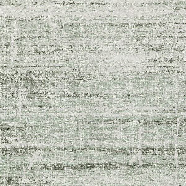 HomeRoots 5' Sage Artichoke Green and Ivory Abstract Area Rug - Washable, Durable Design for Indoor & Outdoor Use 5' X 8' 584651