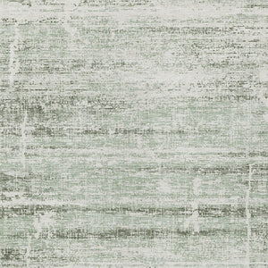 HomeRoots 5' Sage Artichoke Green and Ivory Abstract Area Rug - Washable, Durable Design for Indoor & Outdoor Use 10' X 14' 584655