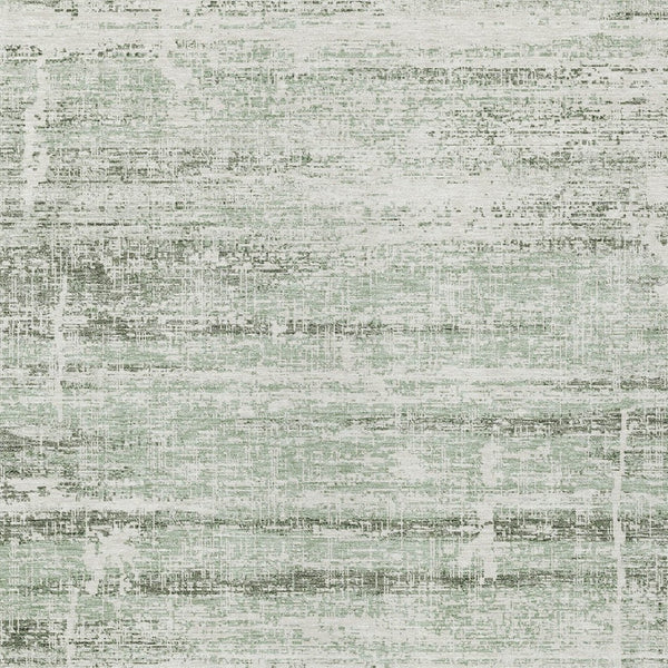 HomeRoots 5' Sage Artichoke Green and Ivory Abstract Area Rug - Washable, Durable Design for Indoor & Outdoor Use 10' X 14' 584655