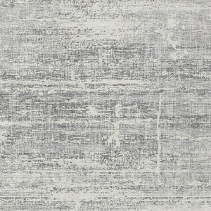 HomeRoots 5' Modern Silver Gray and Charcoal Abstract Area Rug - Durable, Washable for Indoor and Outdoor Use 5' X 8' 584663
